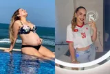 Hot girl Brazil 19 tuổi lấy cầu thủ ĐTVN cao 1m85, giờ khoe dáng đẹp mặn mà trên sân Mỹ Đình sau 2 lần sinh con