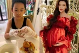 Quý tử quốc tịch Mỹ của Thúy Diễm 8 tuổi cao hơn 1m4, ra dáng anh cả sẵn sàng chăm lo cho em gái sắp chào đời