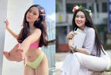 Thiếu nữ Gia Lai xinh như thiên thần, sinh con với chồng phó chủ tịch giờ mặc áo tắm khoe dáng đẹp mơn mởn
