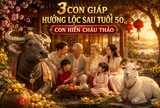 3 con giáp Hưởng Lộc sau tuổi 50, con hiền cháu thảo