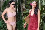 Hot girl xinh như hoa là học trò của siêu mẫu Minh Tú, làm mẹ bỉm vẫn mê diện bikini khoe dáng "nét căng"