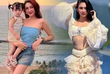 Mỹ nhân Việt diện bikini khoe dáng "gái một con" cực phẩm, thực đơn siết cân khiến chị em mê mẩn học theo