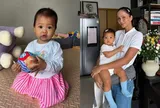 Con gái H'Hen Niê biểu cảm đa dạng như nhân vật hoạt hình, "em bé Ê Đê" được chăm khéo nên ngày càng đáng yêu