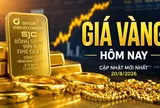 Bảng giá vàng 9999 24K 18K SJC DOJI PNJ hôm nay 20/8/2026