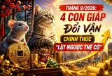 Tháng 9/2026: 4 con giáp đổi vận, chính thức "lật ngược thế cờ"