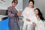 Chân dung người mẹ có nụ cười rạng rỡ của Thanh Hằng, xưa chăm "nắn bóp, kéo chân" nên giờ con gái mới "ngon vậy đấy"