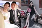 Hot girl Nghệ An xinh đẹp đốn tim chàng cầu thủ tuyển Việt Nam, sinh 2 con vẫn nõn nà, ở cơ ngơi 3 tầng