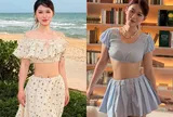 Tiểu thư nhà đại gia thuỷ sản chăm khoe eo nhỏ xíu, diện đồ giản dị được khen "ăn đứt" khi "dát" hàng hiệu