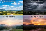 Trắc nghiệm: Lựa chọn 1 bầu trời mà bạn cảm thấy ấn tượng nhất