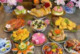 Mẹ đảm chia sẻ mâm cỗ cúng Rằm tháng 7 đẹp hoa mắt, đỉnh cao của sự bày cỗ là đây