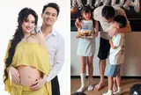 Thiếu gia Đức Phạm đăng ảnh ôm bụng bầu của Vũ Thúy Quỳnh, nhắn nhủ: "Con yêu đừng sợ, đã có bố đây rồi"