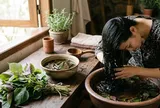 Cách dùng lá tía tô gội đầu chống rụng tóc, kích thích mọc tóc con