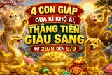 4 con giáp qua kì khổ ải, thẳng tiến giàu sang từ 29/8 đến 9/9