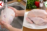 Nhiều người đang rửa thịt gà sai cách