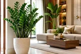 Trồng cây kim tiền ở vị trí này trong phòng khách, nhiều người tin rằng dễ hút vận may tiền bạc
