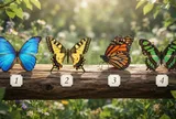 Chọn 1 chú bướm sẽ giúp bạn biết tháng 9 điều gì đang chờ đợi bạn