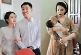 Mỹ nhân Tuyên Quang sinh con với sao nam VTV "cả nước biết mặt", sau sinh không kịp chải tóc, tô son vẫn xinh