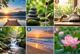 Chọn 1 trong 6 hình ảnh khiến bạn thấy tĩnh tâm: Khả năng giữ bình tĩnh của bạn đến đâu?