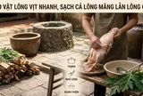 Mẹo vặt lông vịt nhanh, sạch cả lông măng lẫn lông ống