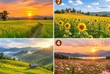 Trắc nghiệm: Chọn 1 cánh đồng bạn yêu thích