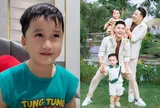 Hà Trí Quang bị 2 con trêu vì nhõng nhẽo với Thanh Đoàn, bé Ka Ka điển trai như "bản sao" của bố