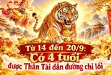 Từ 14 đến 20/9: Có 4 tuổi được Thần Tài dẫn đường chỉ lối