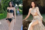 Mỹ nhân VTV "xinh như hoa" từng là Thủ khoa, 26 tuổi ăn diện gợi cảm tôn vòng 3 gần 100cm