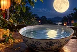 Đêm Trung thu, người xưa mang nước phơi ánh trăng thu hút may mắn, vì sao?