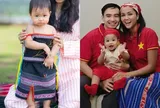 Con gái H'Hen Niê mặc trang phục dân tộc cho tiệc thôi nôi, em bé Ê Đê sở hữu đôi mắt "biết nói"