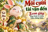 Môi cười tài vận đến, 3 con giáp sống thuận tự nhiên Tiền chẳng thiếu