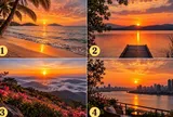 Chọn 1 ánh hoàng hôn mà bạn thấy thu hút nhất