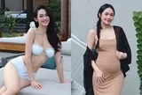Mỹ nhân Điện Biên cao 1m74 xinh như mộng, khoe bụng bầu "vượt mặt" đẹp nõn nà với bạn trai thiếu gia