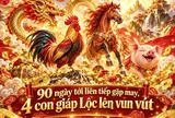 90 ngày tới liên tiếp gặp may, 4 con giáp Lộc lên vun vút