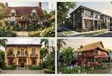 Chọn 1 ngôi nhà bạn thích nhất sẽ nói trước tương lai bạn như thế nào?