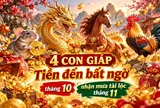 4 con giáp Tiền đến bất ngờ tháng 10, nhận mưa tài lộc tháng 11