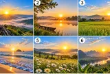 Khung cảnh bình minh nào đã thu hút bạn?