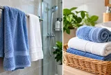 Khăn mặt, khăn tắm dùng xong có nên treo trong nhà tắm?