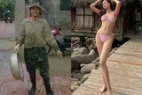 Cô gái Thanh Hoá lội ruộng đi cấy sở hữu cặp chân dài 1m11, 24 tuổi lấy thiếu gia nghìn tỷ, đi du lịch khắp nơi