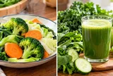 Ăn rau nấu chín hay uống nước ép rau tốt hơn?