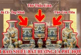 Vị trí đặt 3 bát hương trên bàn thờ chuẩn nhất