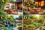 Trắc nghiệm: Chọn một khu vườn, đoán xem ai là chỗ dựa vững chắc nhất của bạn? Là người bạn đời hay chính bạn?