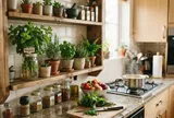 Vì sao nên đặt 1 bình rau húng lủi trong khu vực nhà bếp?