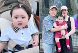 Con gái Phương Lê mới 1 tuổi đã điệu đà làm tóc đi chơi, sở hữu cặp má bánh bao đáng yêu hết nấc