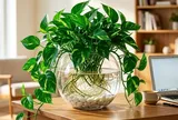 Cách trồng trầu bà thủy sinh đẻ nhiều nhánh, lá xanh mướt, to như bàn tay