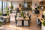 Chọn 1 vị trí làm việc trong văn phòng bạn muốn ngồi nhất để xem bạn thuộc kiểu người nào