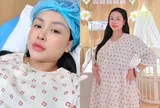 Chị dâu hotgirl của Bảo Thy đang khám thai thì phát hiện cổ tử cung đã mở, đau đẻ vẫn bình tĩnh dặm phấn, thoa son