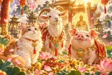Hoa rơi cửa phật, 3 con giáp Tài - Lộc song hành, tích phúc tiền về