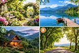 Trong 4 bức hình đâu là khung cảnh bạn thích nhất?