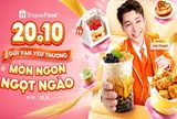 ShopeeFood chiêu đãi phái đẹp bằng vạn món ngon cùng deal hời nhân dịp 20.10