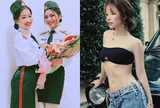 Thủ khoa Hà Nội từng mang hàm Thượng úy có giọng hát tỷ lệ nghịch với đôi chân, body nóng bỏng, bố ruột là Giám đốc